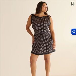 Doen Millane Dress in Black and White small